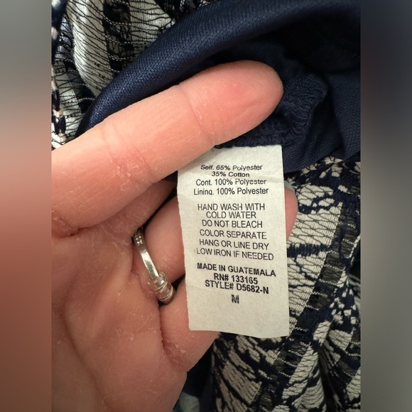 Miami Navy Blue Lace Cocktail Dress - Picture 7 of 7